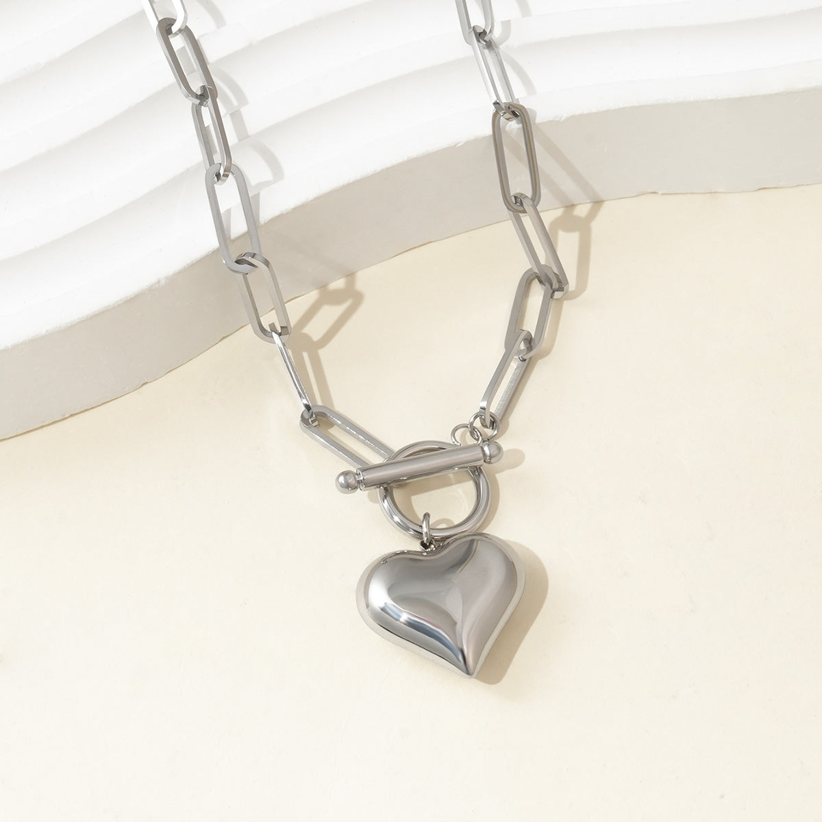 Paperclip Love Necklace