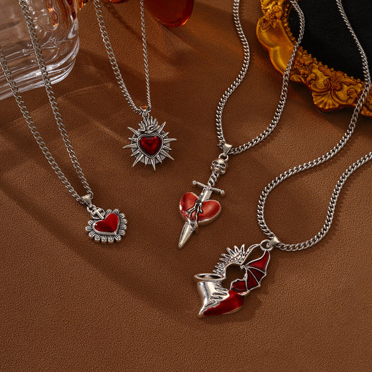 Red Heart Necklace