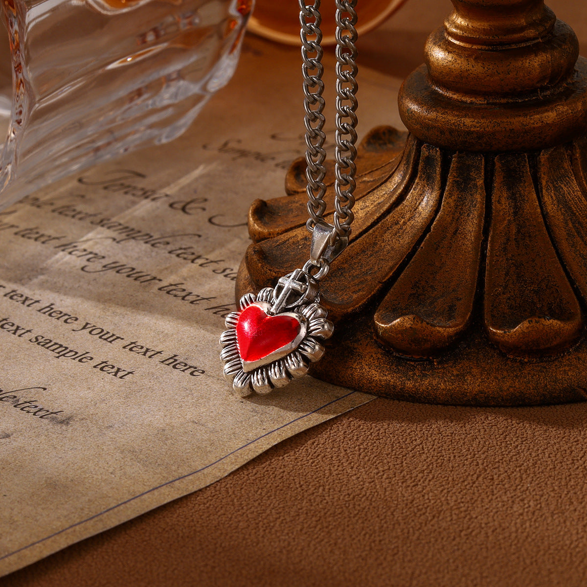 Red Heart Necklace