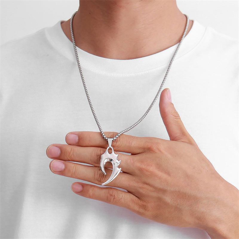 Flame Tooth Necklace