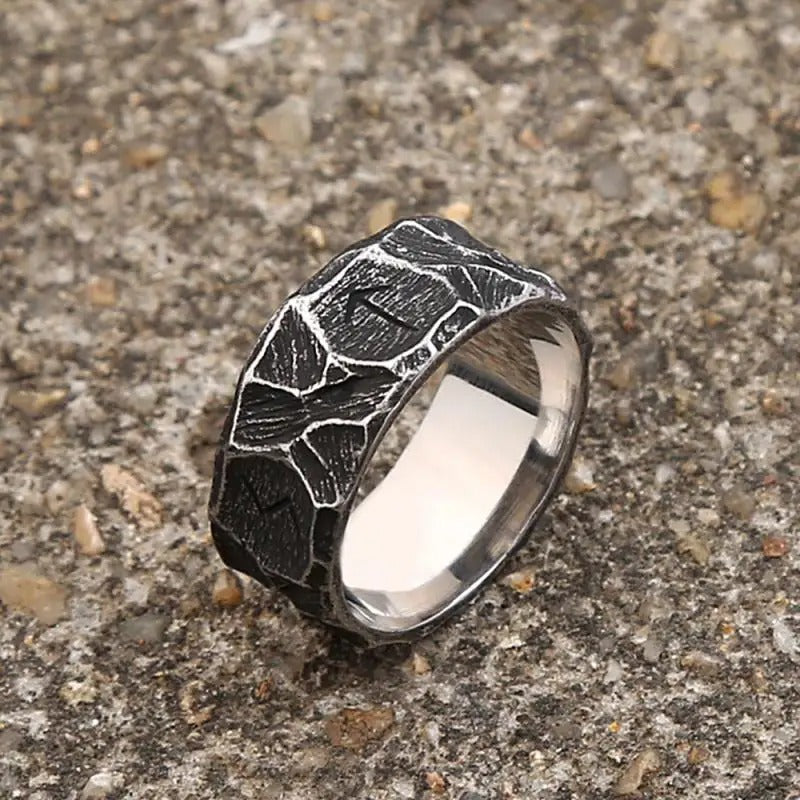 Retro Viking Mens Ring