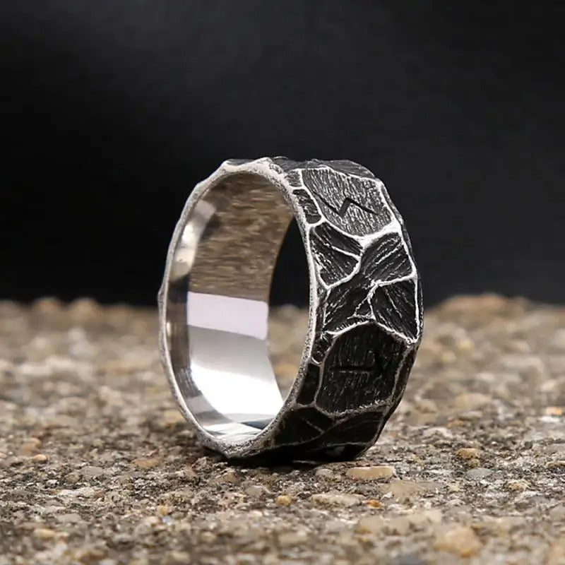 Retro Viking Mens Ring