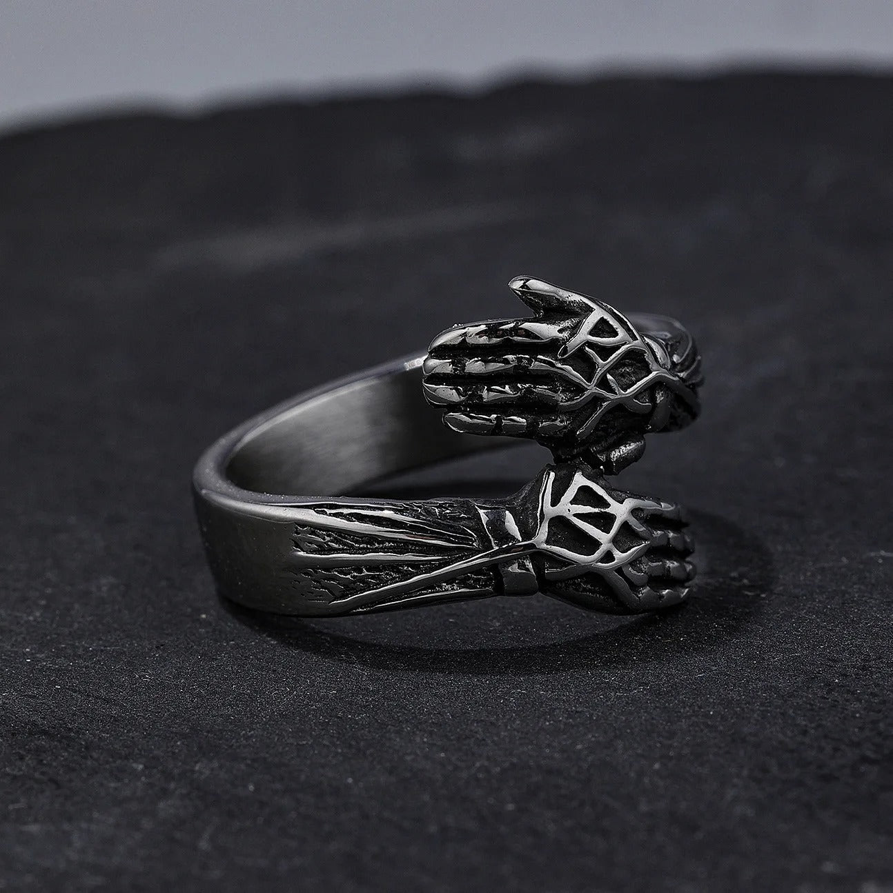 Metal Embrace Ring