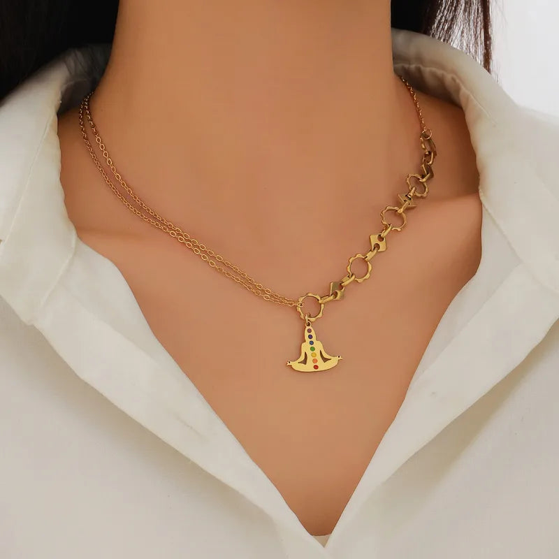 7 Chakra Yoga Lip Chain