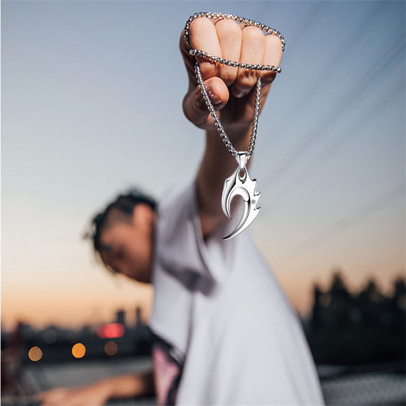 Flame Tooth Necklace