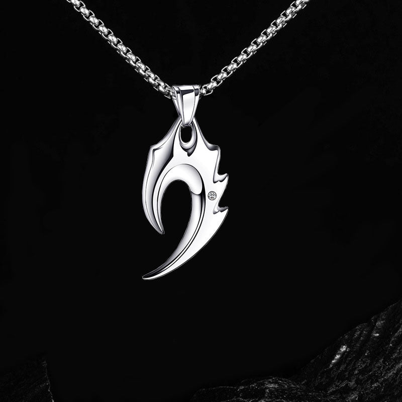 Flame Tooth Necklace