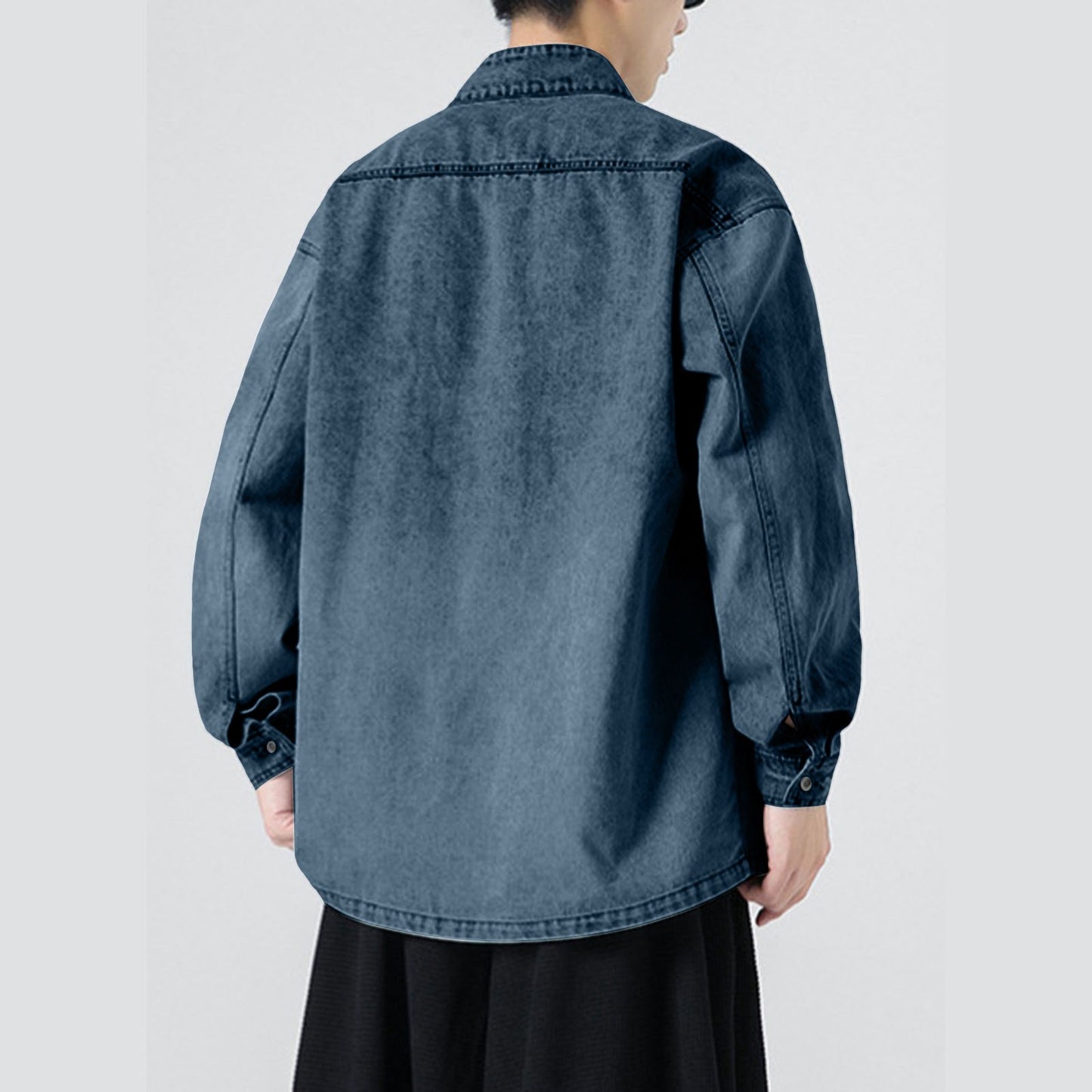 Vintage Wash Denim Kimono