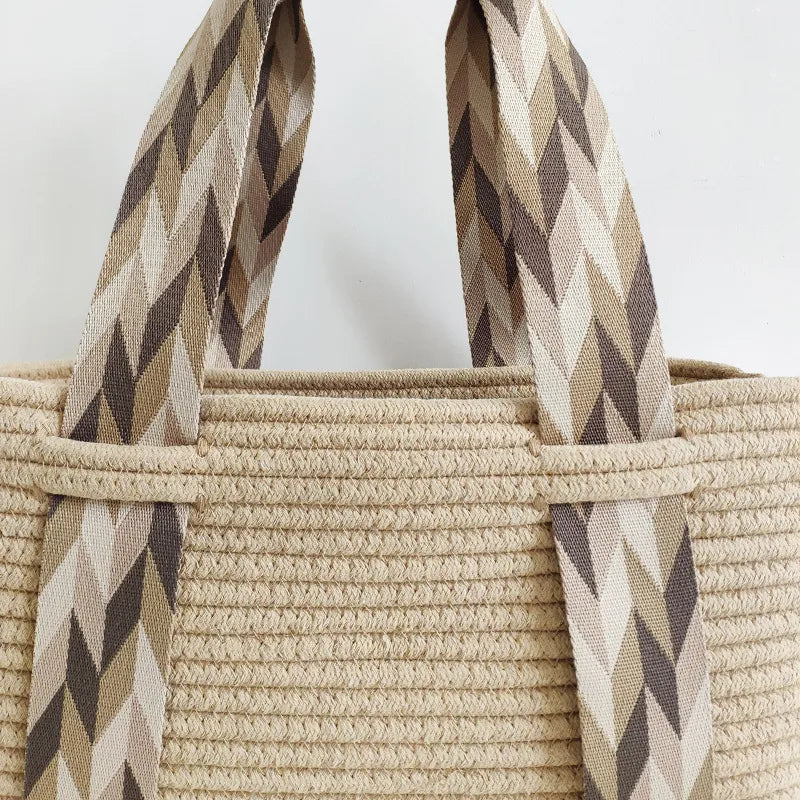 Luxury Thread Straw Bag
