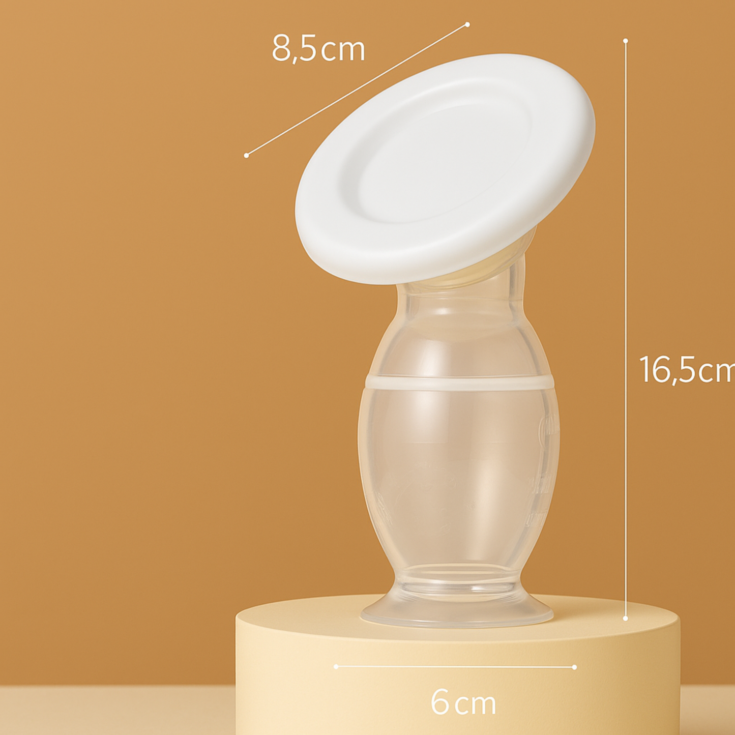 MilkCatcher™-Silicone Breast Pump for Nursing Moms – Manual, Hands-Free, Soft Suction, BPA-Free