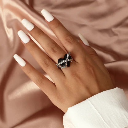 Black Heart Ring