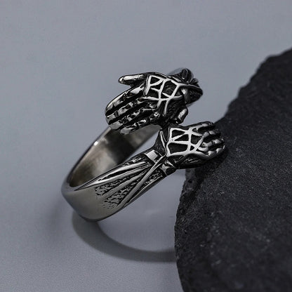 Metal Embrace Ring
