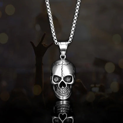 Punk Skull Necklace