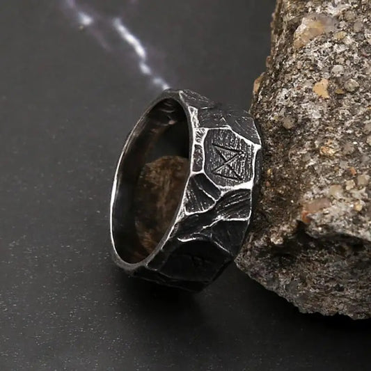 Retro Viking Mens Ring