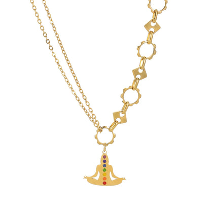 7 Chakra Yoga Lip Chain