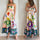 Coral women's swing dress