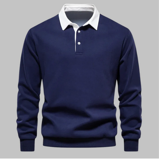 Andrew Collins Polo Collar Sweater